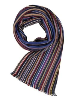 DANTE, Schal, Wolle, Multicolor Gestreift