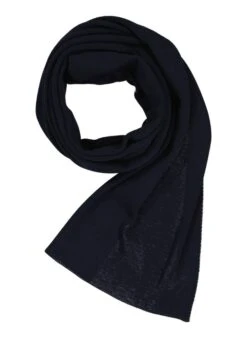 DANTE, Schal, Woll-Mix, Dunkelblau