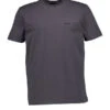 BOSS Green, T-Shirt, Baumwoll-Jersey, Dunkelgrau -Herrenausstatter Geschaft 447631 norm