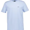 BOSS Green, T-Shirt, Baumwoll-Jersey, Himmelblau -Herrenausstatter Geschaft 447632 norm