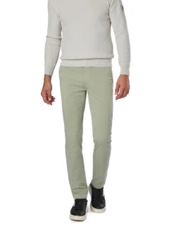 BOSS Orange, Chino, Slim Fit, Baumwolle, Grün