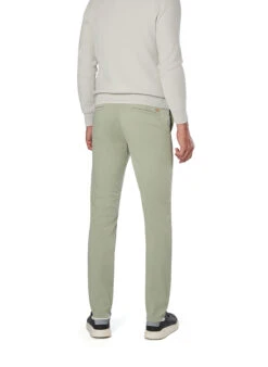 BOSS Orange, Chino, Slim Fit, Baumwolle, Grün -Herrenausstatter Geschaft 447636 norm2