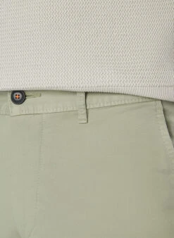 BOSS Orange, Chino, Slim Fit, Baumwolle, Grün -Herrenausstatter Geschaft 447636 norm3