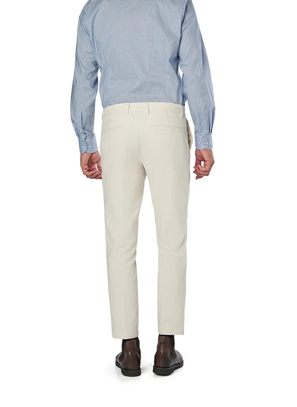 BOSS Black, Chino Kane, Regular Fit, Baumwolle, Ecru 5 BOSS Black, Chino Kane, Regular Fit, Baumwolle, Ecru – Bild 3