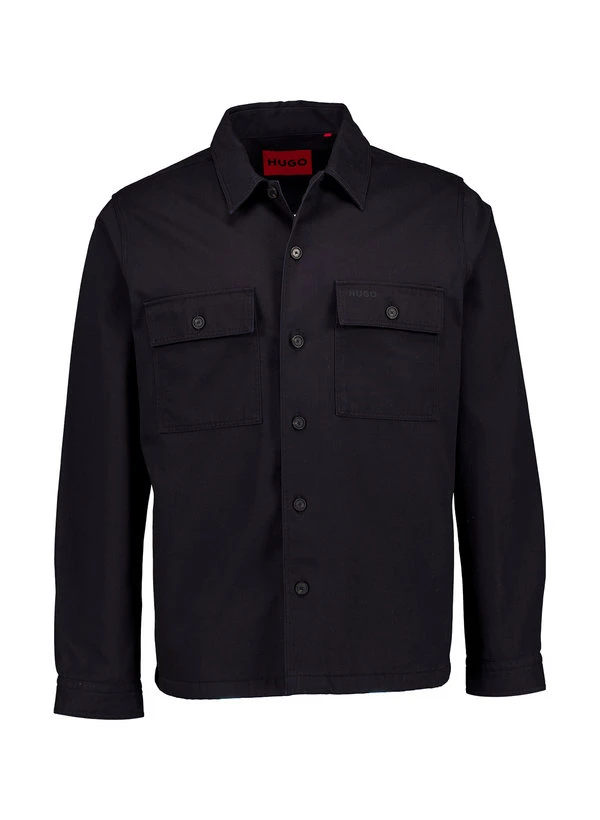 HUGO, Overshirt Epoldo, Baumwolle, Schwarz 3 HUGO, Overshirt Epoldo, Baumwolle, Schwarz