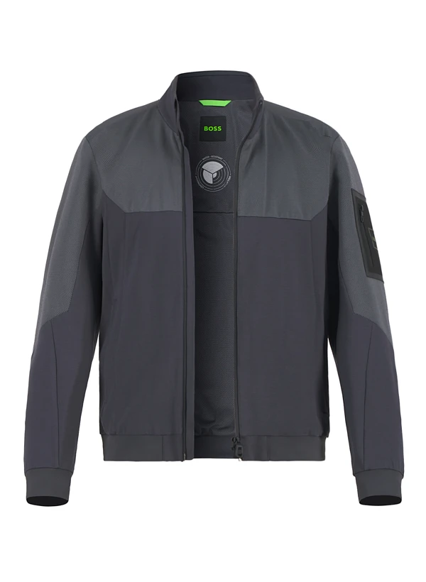 BOSS Green, Jacke Jord, Mikrofaser, Dunkelgrau 3 BOSS Green, Jacke Jord, Mikrofaser, Dunkelgrau