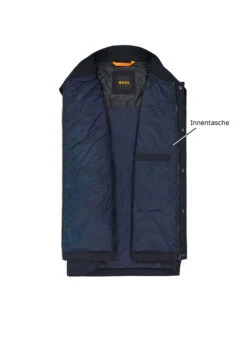 BOSS Orange, Weste Ogear, Mikrofaser, Dunkelblau -Herrenausstatter Geschaft 447815 norm3