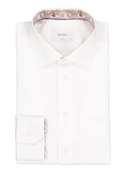 ETON, Hemd, Classic Fit, Baumwolle, Weiß