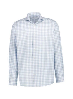 ETON, Hemd, Contemporary Fit, Twill, Blau Kariert
