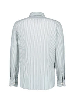 ETON, Hemd, Slim Fit, Baumwolle, Grün-weiß Gestreift 7 ETON, Hemd, Slim Fit, Baumwolle, Grün-weiß Gestreift -Herrenausstatter Geschaft 447957 norm2