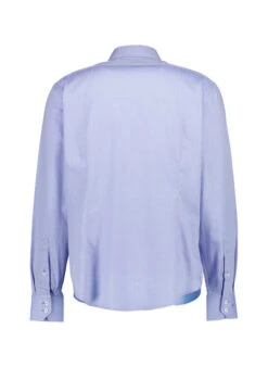 Van Laack, Hemd Vl-Rivara-LTF, Tailor Fit, Baumwolle, Extra Langer Arm, Blau Gemustert -Herrenausstatter Geschaft 447959 norm2