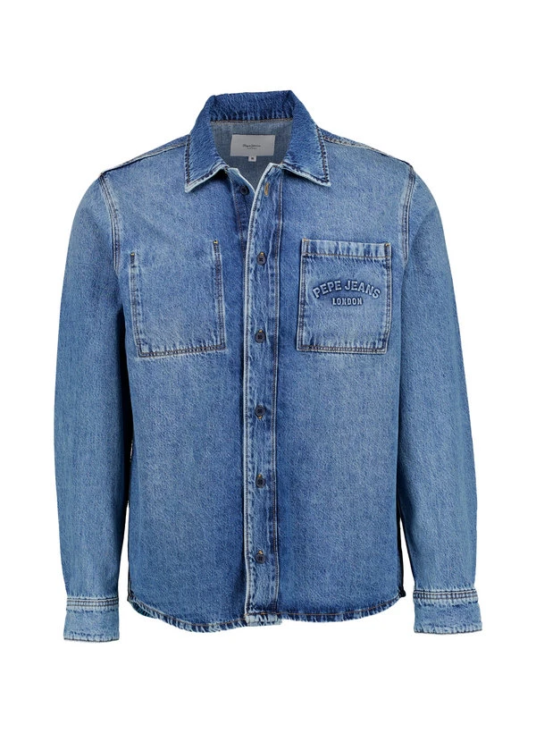Pepe Jeans, Overshirt, Denim, Jeansblau 3 Pepe Jeans, Overshirt, Denim, Jeansblau