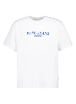 Pepe Jeans, T-Shirt Tadeo, Baumwolle, Weiß