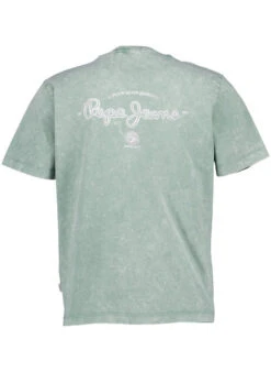 Pepe Jeans, T-Shirt Terell, Baumwolle, Grün -Herrenausstatter Geschaft 448004 norm2