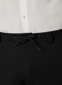 CINQUE, Hose Cijuno, Jersey Cropped, Schwarz -Herrenausstatter Geschaft 448015 norm3