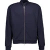 JUVIA, Sweatjacke, Baumwolle-Modal, Navy -Herrenausstatter Geschaft 448025 norm