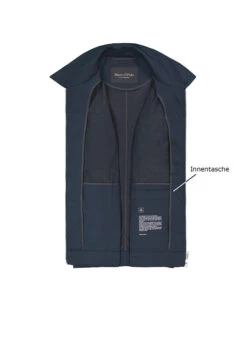 Marc O'Polo, Fieldjacket, Mikrofaser Ungefüttert, Navy 7 Marc O'Polo, Fieldjacket, Mikrofaser Ungefüttert, Navy -Herrenausstatter Geschaft 448028 norm3