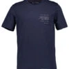 Marc O'Polo, T-Shirt, Regular Fit, Bio Baumwolle, Dunkelblau -Herrenausstatter Geschaft 448034 norm