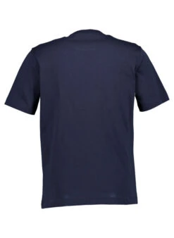 Marc O'Polo, T-Shirt, Regular Fit, Bio Baumwolle, Dunkelblau -Herrenausstatter Geschaft 448034 norm2