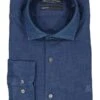 Marc O'Polo, Hemd, Shaped Fit, Bio Baumwolle, Indigo Meliert 2 Marc O'Polo, Hemd, Shaped Fit, Bio Baumwolle, Indigo Meliert -Herrenausstatter Geschaft 448064 norm