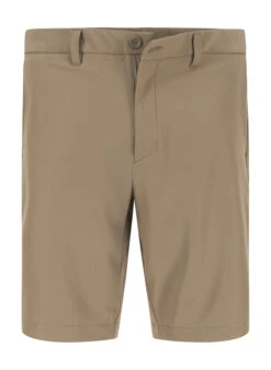 BOSS Green, Shorts Commuter, Slim Fit, Jersey, Wasserabweisend, Beigegrün