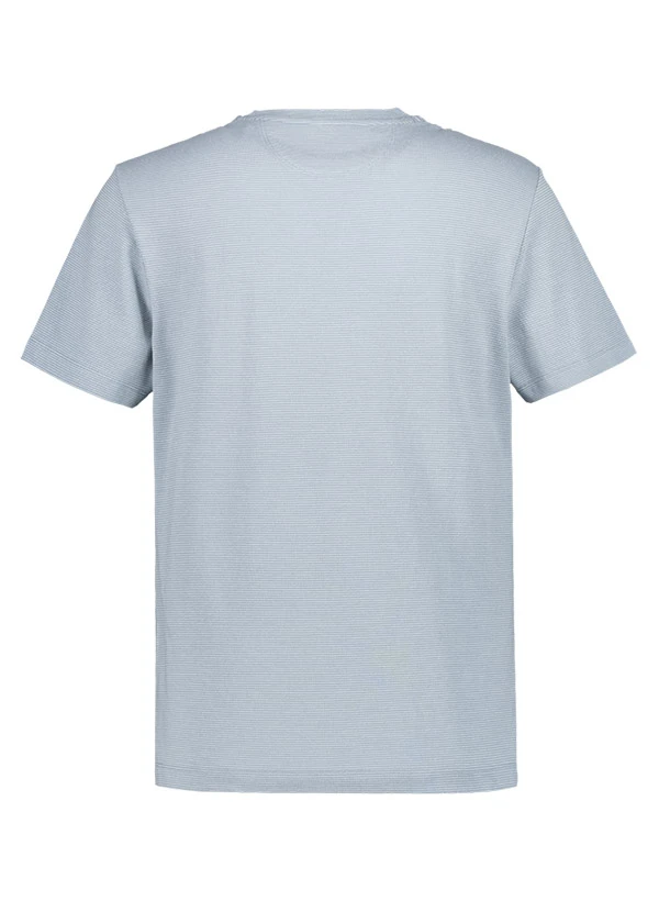 HACKETT, T-Shirt, Classic Fit, Baumwoll-Jarsey, Graublau Gestreift 5 HACKETT, T-Shirt, Classic Fit, Baumwoll-Jarsey, Graublau Gestreift – Bild 3
