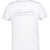 HACKETT, T-Shirt, Baumwolle, Weiß 1 HACKETT, T-Shirt, Baumwolle, Weiß -Herrenausstatter Geschaft 448102 norm