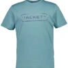 HACKETT, T-Shirt, Baumwolle, Mintgrün -Herrenausstatter Geschaft 448103 norm