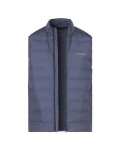 HACKETT, Steppweste, Mikrofaser, Blaugrau