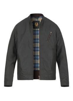 BELSTAFF, Jacke Sideline, Baumwolle Gewachst, Olivgrün