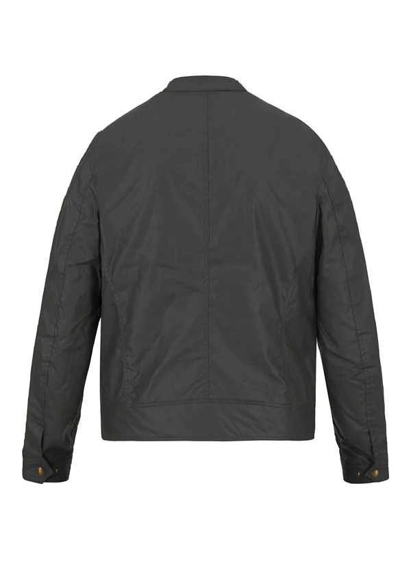 BELSTAFF, Jacke Sideline, Baumwolle Gewachst, Olivgrün 4 BELSTAFF, Jacke Sideline, Baumwolle Gewachst, Olivgrün – Bild 2
