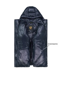 BELSTAFF, Daunenjacke Resolve, Mikrofaser Wasserabweisend, Dunkelblau 7 BELSTAFF, Daunenjacke Resolve, Mikrofaser Wasserabweisend, Dunkelblau -Herrenausstatter Geschaft 448122 norm3