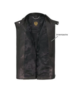 BELSTAFF, Lederjacke Track Racer, Lammleder, Black -Herrenausstatter Geschaft 448125 norm3