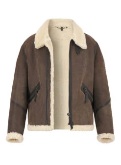 BELSTAFF, Lederjacke Winterbrook, Lammleder, Light-braun Natural
