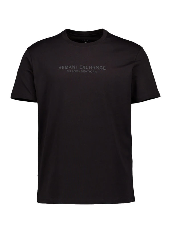 ARMANI EXCHANGE, T-Shirt, Regular Fit, Baumwolle, Schwarz 3 ARMANI EXCHANGE, T-Shirt, Regular Fit, Baumwolle, Schwarz