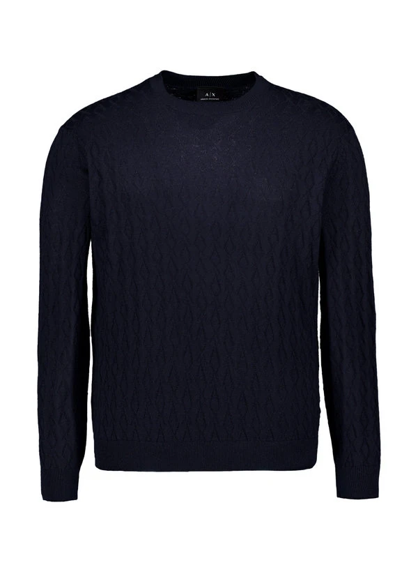ARMANI EXCHANGE, Pullover, Wolle, Deepnavy 3 ARMANI EXCHANGE, Pullover, Wolle, Deepnavy