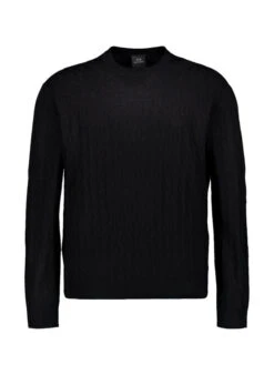 ARMANI EXCHANGE, Pullover, Wolle, Schwarz