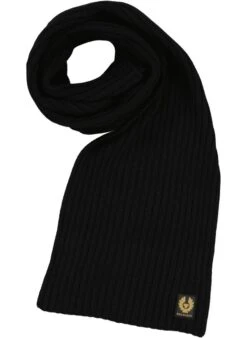 BELSTAFF, Schal, Wolle, Black