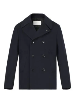 BALDESSARINI, Mantel, Wolle-Kaschmir, Navy