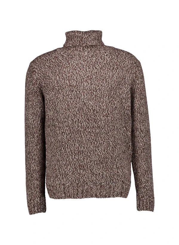 BALDESSARINI, Rollkragenpullover, Merinowolle Extrafein, Braun Meliert 3 BALDESSARINI, Rollkragenpullover, Merinowolle Extrafein, Braun Meliert