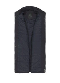 ARMANI EXCHANGE, Jacke, Mikrofaser Wasserabweisend, Navy -Herrenausstatter Geschaft 448183 norm3