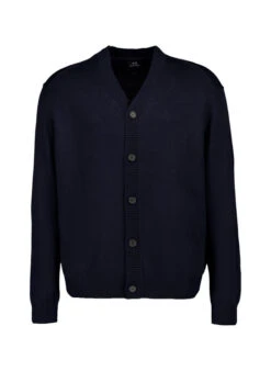 ARMANI EXCHANGE, Cardigan, Baumwolle-Wolle, Deepnavy
