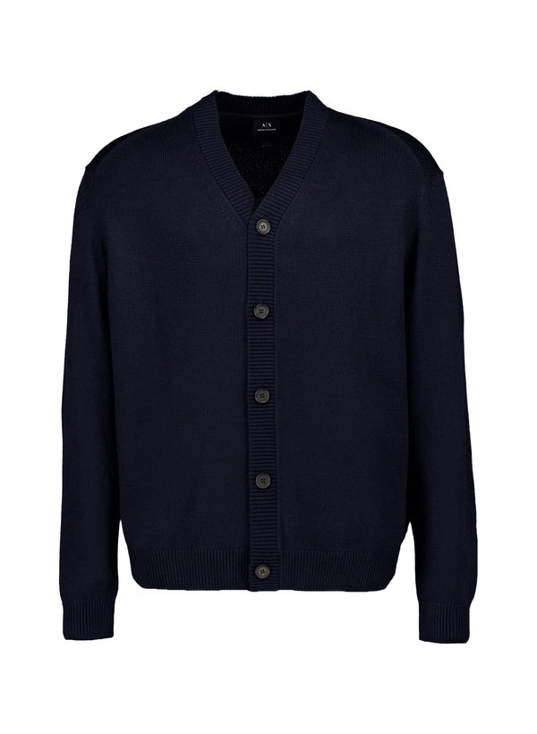 ARMANI EXCHANGE, Cardigan, Baumwolle-Wolle, Deepnavy 3 ARMANI EXCHANGE, Cardigan, Baumwolle-Wolle, Deepnavy