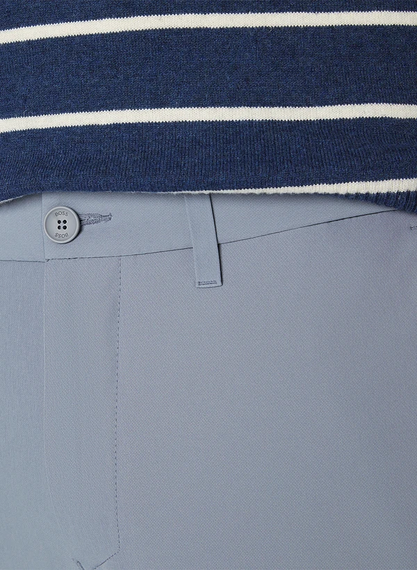 BOSS Green, Hose Commuter, Slim Fit, Jersey Wasserabweisend, Blaugrau 6 BOSS Green, Hose Commuter, Slim Fit, Jersey Wasserabweisend, Blaugrau – Bild 4