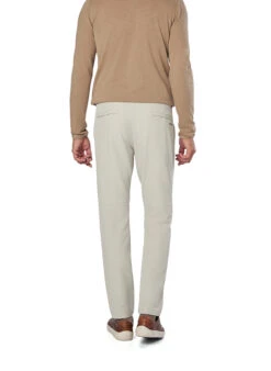 BOSS Green, Hose Commuter, Slim Fit, Jersey Wasserabweisend, Hellbeige 8 BOSS Green, Hose Commuter, Slim Fit, Jersey Wasserabweisend, Hellbeige -Herrenausstatter Geschaft 448230 norm2