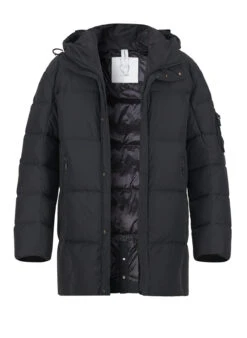 BOGNER, Daunenjacke Jones-D2, Mikrofaser Wasserabweisend, Schwarz