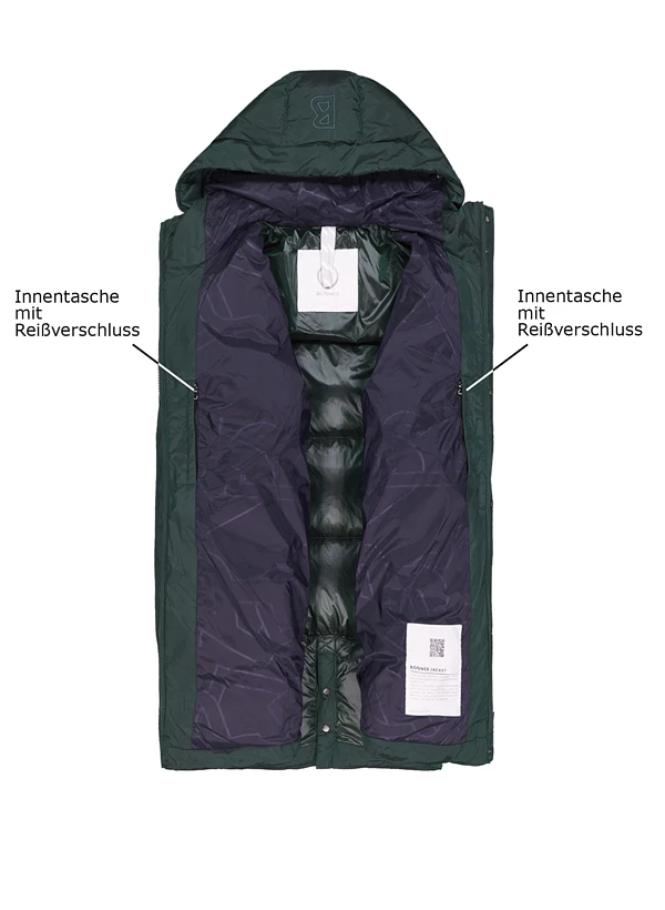 BOGNER, Daunenjacke Jones-D2, Mikrofaser Wasserabweisend, Dunkelgrün 5 BOGNER, Daunenjacke Jones-D2, Mikrofaser Wasserabweisend, Dunkelgrün – Bild 3