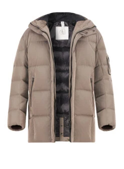 BOGNER, Daunenjacke Jones-D2, Mikrofaser Wasserabweisend, Braun