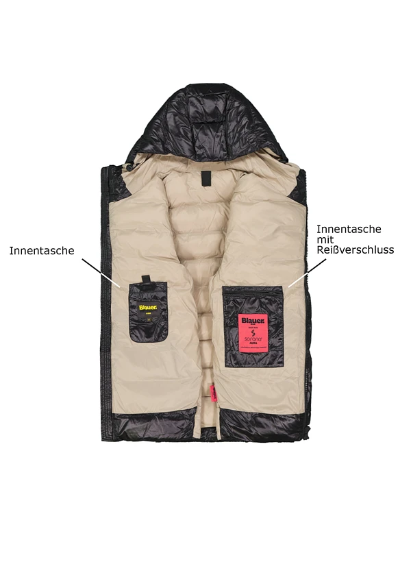 Blauer. USA, Steppjacke, Nylon Sorona®, Schwarz 5 Blauer. USA, Steppjacke, Nylon Sorona®, Schwarz – Bild 3