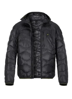 Blauer. USA, Daunenjacke, Mikrofaser Wasserabweisend, Schwarz